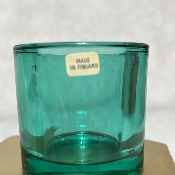 Set of 2 Marimekko votives made in Finland - Picture 7 of 13